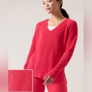 Athleta Women's Hanover Refined V-Neck Sweater